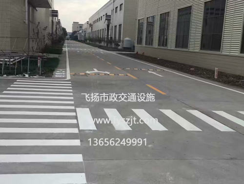 蘇州工業園去廠區道路劃線